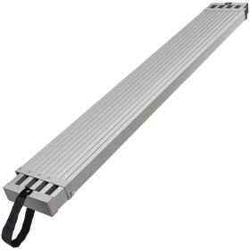 VEVOR Telescoping Aluminum Work Plank, 8-13 Feet 500lbs Capacity, 12.5 inch Width Aluminum Scaffold Plank