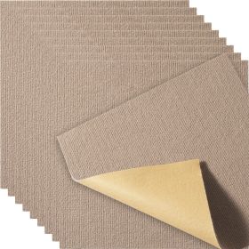 VEVOR Carpet Tiles Peel and Stick, 18' x 18' Squares Self Adhesive Carpet Floor Tile, Soft Padded Carpet Tiles