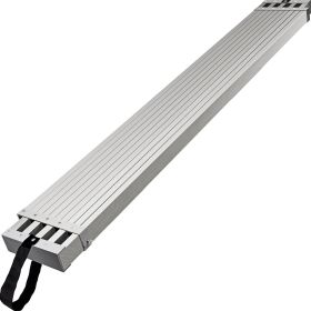 VEVOR Aluminum Work Plank, 9-15ft Telescoping Plank, 440lbs Capacity Aluminum Extension Plank, 12.5 inch Width