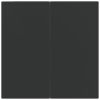 5 Piece Patio Dining Set with Cushions Black and Gray Poly Rattan